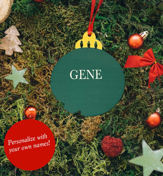 Custom Name Ornaments