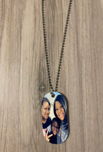 Dog tag necklace