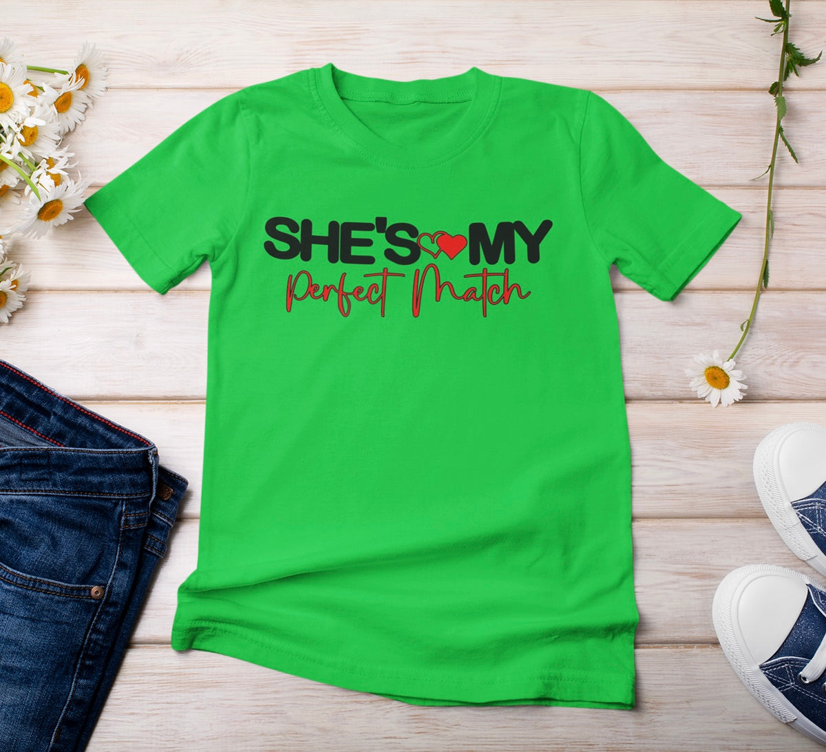 “She’s My Perfect Match” t-shirt