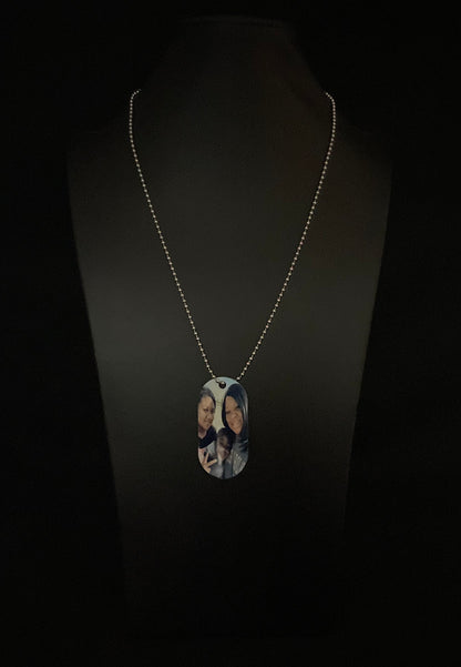Dog tag necklace