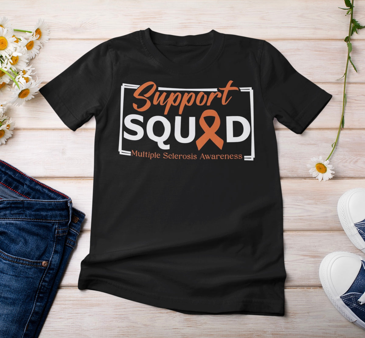 Squad Support Awareness t-shirts