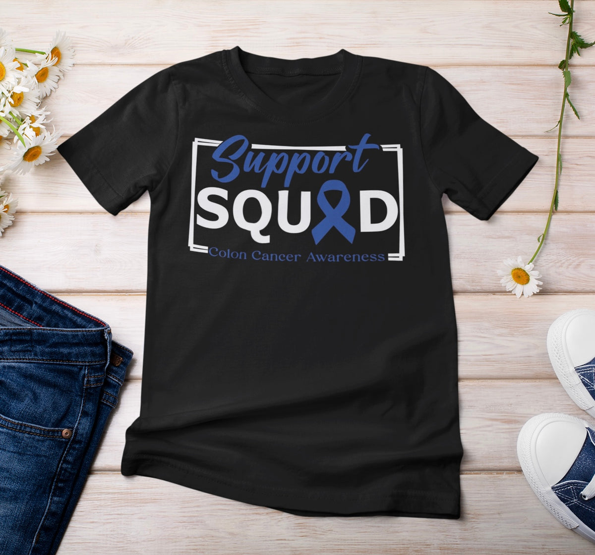 Squad Support Awareness t-shirts