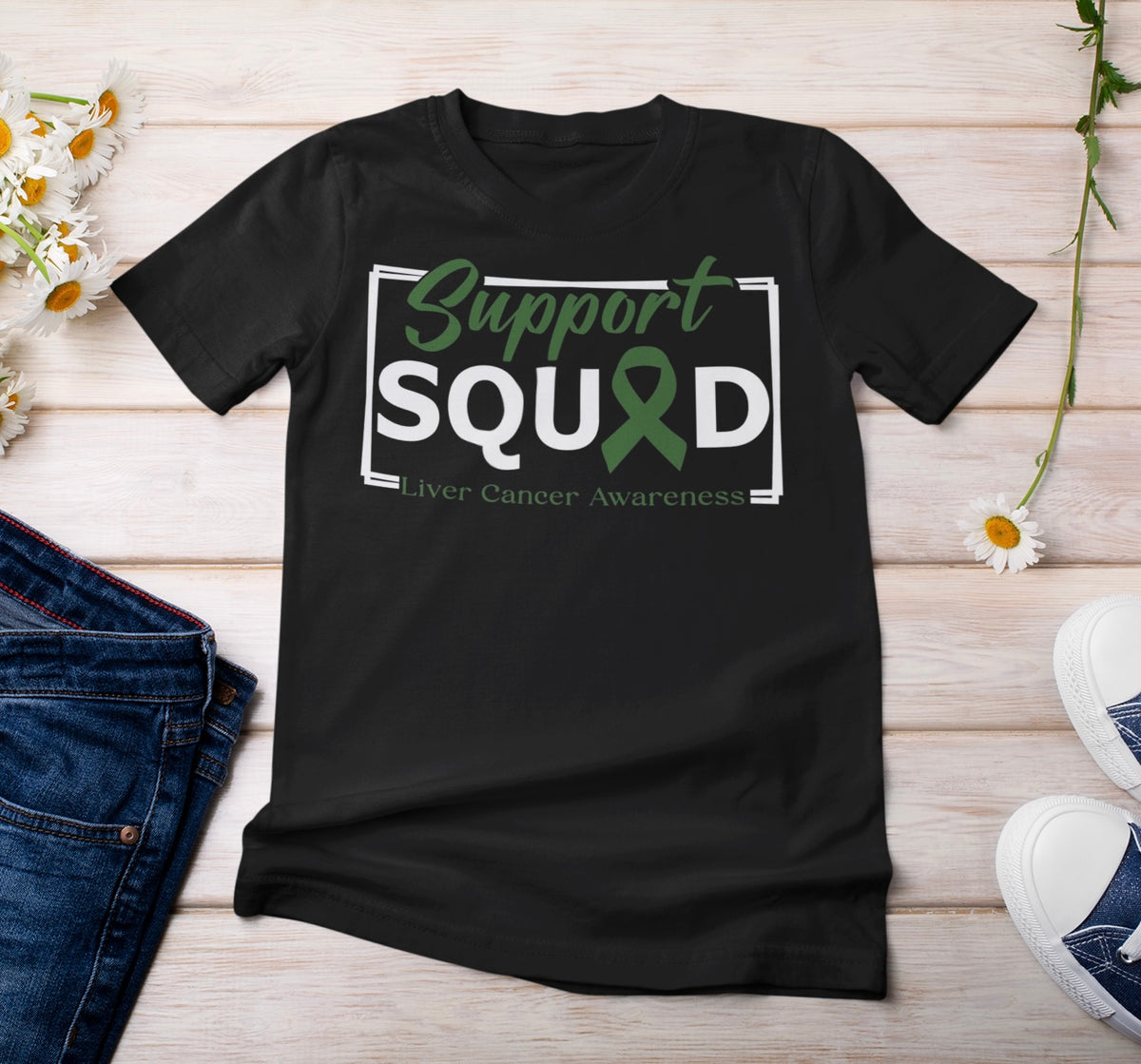 Squad Support Awareness t-shirts