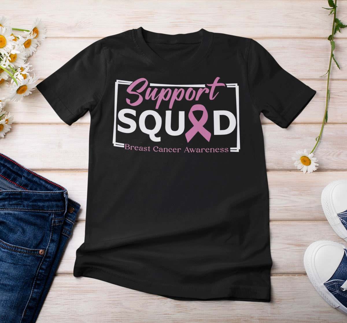 Squad Support Awareness t-shirts